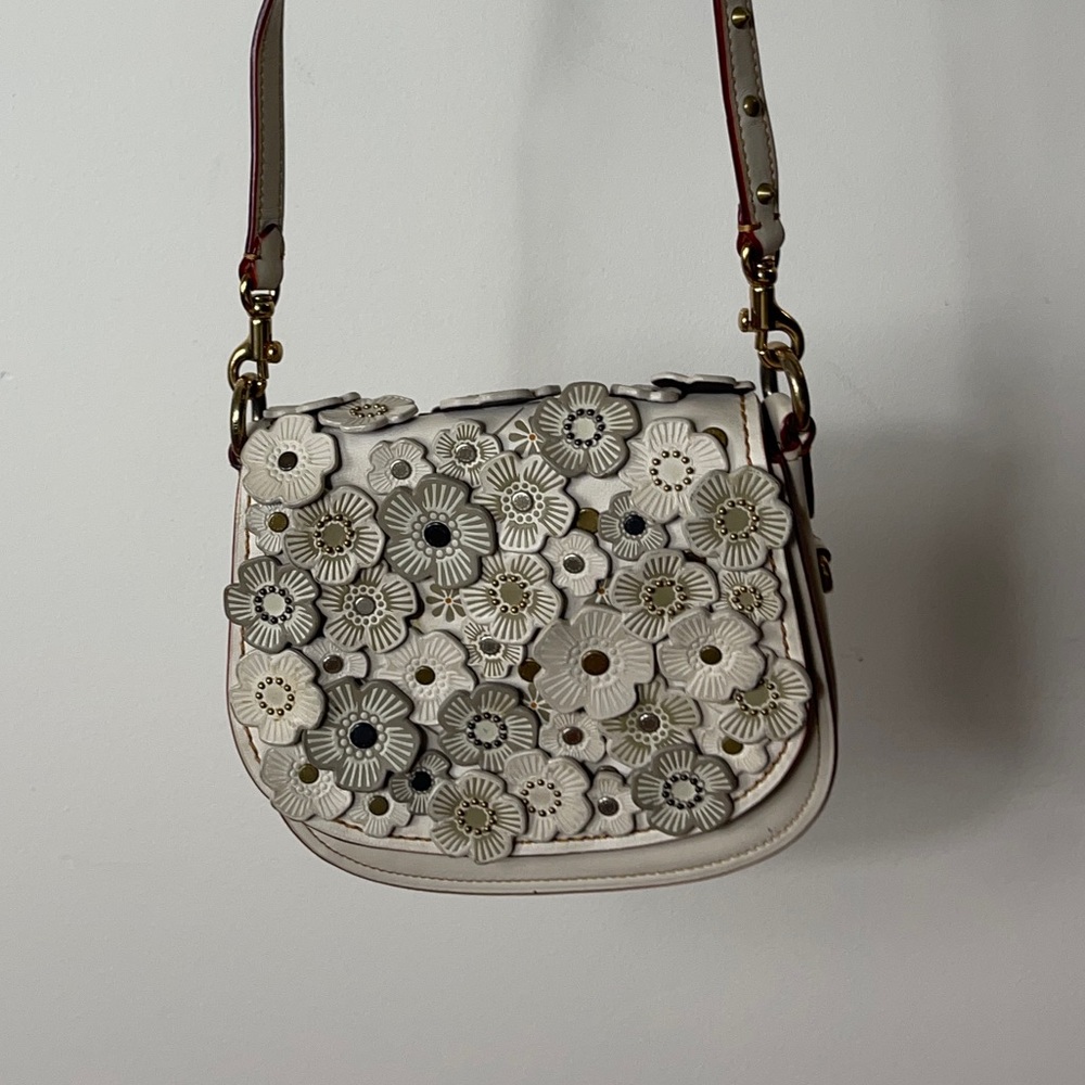 Coach 1941 Collection Tea Rose Saddle Bag